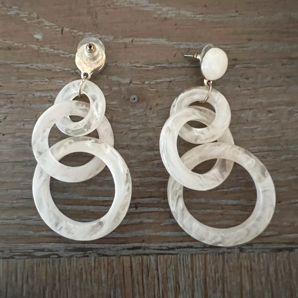 Acrylic Statement Earrings
